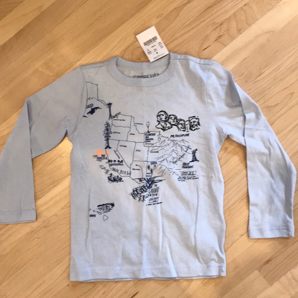 Crewcuts blue long sleeved T-shirt